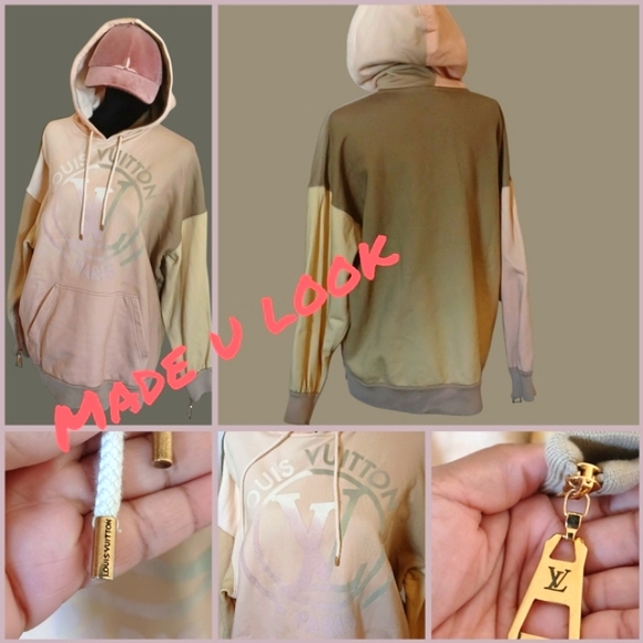 Authentic Gradient Fleece Jersey Louis Vuitton Circle Hoodie - Picture 3 of 8